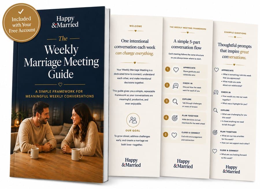 The Weekly Marriage Meeting Guide